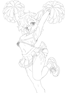 Nox the cheerleader by joykill