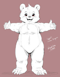 Sketch 525 - Little bear by WinickLim