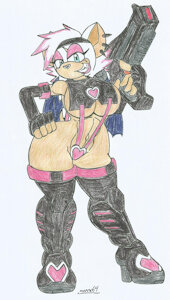 Rouge space hunter by marlon64