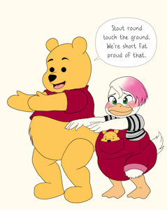 Training with Pooh by Maxicoon