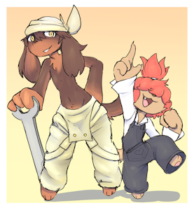 Jin & Wappa by Neko3240