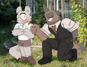 Gifting a flower by JasonVVoid