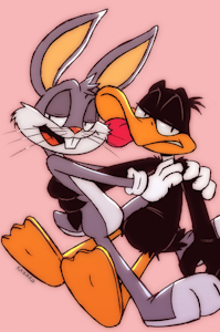 Bugs Bunny x Daffy Duck by KAZOKO