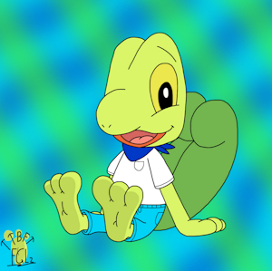 Meet Tree The Treecko (Remake) by Feetgrowthlover2