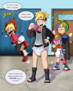 Sparky's Pants Substitution Jutsu (Commission) by EmperorCharmy