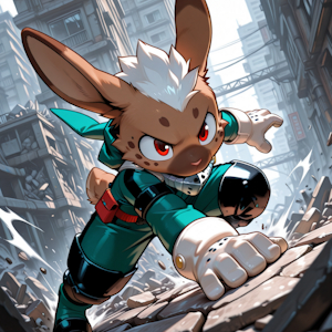 Bunny with quirk by Minibit