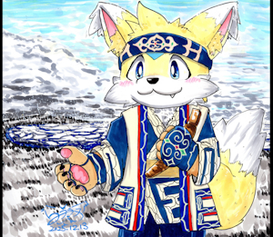 ainu costume Rencia by Kuflas