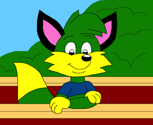 Sid the Fox on the Bridge by ToonArtistsLover