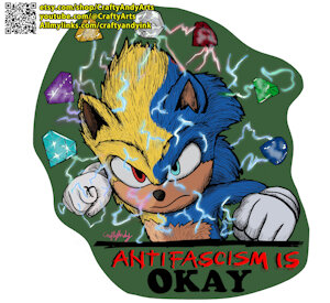 AntiFascism Is OKAY Sonic VIDEO A Rhyming of History by CraftyAndyArt