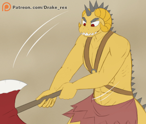 Patreon sketch. Jakukuro by DrakeRex