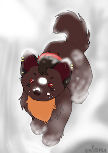 Snowy Drawover by EnigmaYeenArts