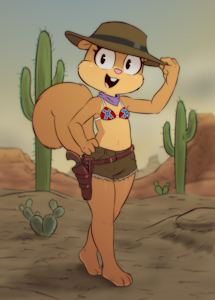 Sandy Cheeks! by e254e