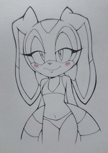 swimsuit cream by PurpleNightmaren