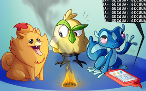 Pokemon Winds and Waves starters by JAMEArts