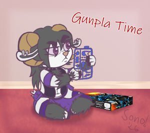 Gunpla Time! by OrlenaTheCoyote