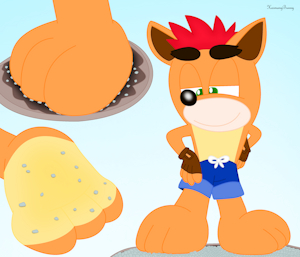 Crashing Through by HarmonyBunny