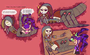 sassy jester spider by dottii