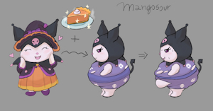 I've spending time with kuromi by mangosour