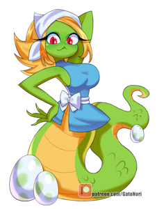 snake girl adoptable by NoriNoir