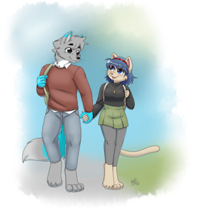 Walking Around Campus [C] by NekoStar