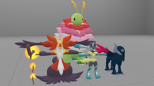 Mega Pokemons from PLZA by Baekmyo