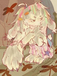 The Loiterer - Rabbit by caninebbtooth