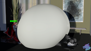 [Render] Whale Overfeedin a Shark by irongut