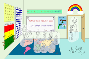 Pre-K Classroom YCH by BabyAzalea