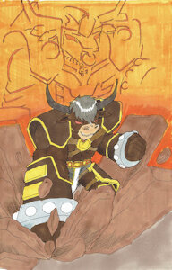 Slam Horn poster V2 by n1ghtmar37