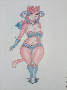 Zerath Rosewood pinup by cookingbutt86