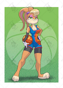 2026 - 0005 - Lola Bunny 01A. by sourpusscheers