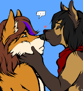Nosekiss by FoxxFire