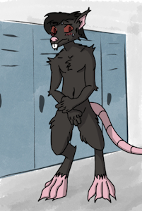 Shy Rat by Cronkle