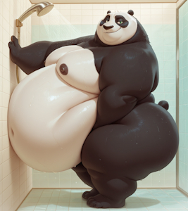 Po's snug shower by mattyboi1998