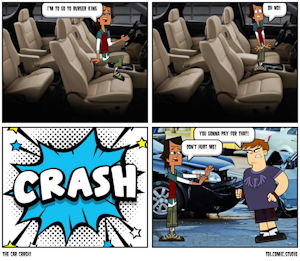 The Car Crash! by TotalDramaArtMaker