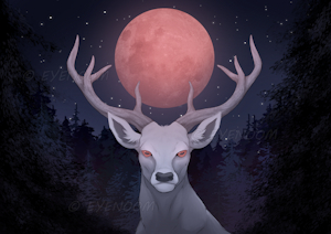 Moon God by ShadowEyenoom