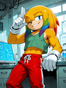 Male Rainbow (Ai) by 2BIT