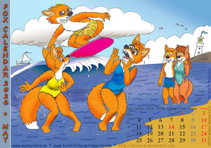 Fox Calendar 2026 - May by Micke