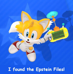 Tails Found the Epstein Files! by KaraUsagi