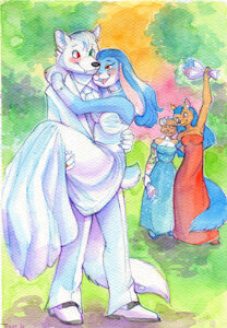 Frost and Hazel's Wedding&nbsp;&nbsp;(Story Included) by HyperWolf3000