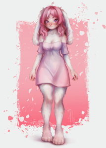 Bunny girl (,,◕　⋏　◕,,) by 4Lun0ry