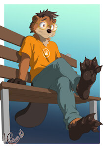 Adorkable beaver 🦫🐾 by grencapra