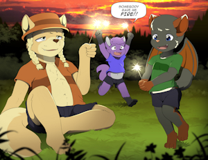 Who let them have fire? by LouisDanes