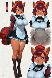 Petunia Una the Vulpix by scorpianpp