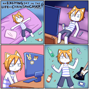 An Exciting Day in the Life of Chainsaw Chuck!! by Disfigure