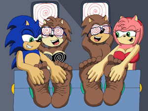 Hypnotized Ticklish Twins by AngelCam7