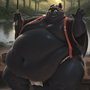 Flabby Toothless by mattyboi1998