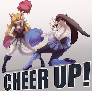 Leona & Ruby cheerleaders by Nancher by UnusualUnity