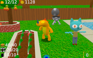 T-Posing Travis and Emma by RooponRhinoDinoLizard