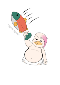 Annoyed Ducky by Maxicoon